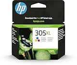 HP 305XL (3YM63AE) Original Druckerpatrone Farbe mit hoher Reichweite für HP DeskJet 27xx, 41xx, HP ENVY 60xx, 64xx , (1er Pack), Tricolor