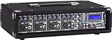 Pronomic PM42U MKII MP3 4-Kanal Powermischer - Mischpult mit Verstärker und integriertem USB/SD MP3-Player - 2x 100 Watt - Mic/Line/Instrument-Input - Powermixer mit 3-Band Graphic Equalizer