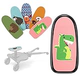BugyKido Buggy Board Sitzpolster, 5 niedlich gemusterte Kiddy Board Sitzpolster, EVA-sicheres Material, einfach auszutauschen, Buggy Board Zubehör geeignet für Kinder zum Selbermachen