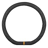 FELEA Lenkradbezug, Auto lenkradbezug Steering Wheel Cover lenkradhülle lenkrad bezug Auto lenkradschutz lenkradschoner, für Lincoln MKX 2015-2025 zubehör,Shape D-A-Yellow