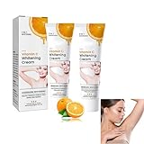 Intimate Area Whitening Cream, Bleaching Creme für Intimbereiche, Aufhellungscreme mit Vitamin C für Den Körper, Achselhöhlen, Innenschenkel, Stellt Aufhellung, Repariert und Stellt Aufhellung