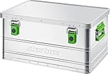 ALUTEC Aluminiumbox Starbox 50 (Inhalt 50 l, Außenmaße (LxBxH) 585 x 390 x 270 mm, staub-/spritzwassergeschützt, inkl. Fanbänder, Werkzeugbox, Aufbewahrungskiste, Gewicht 3,31 kg) 26050