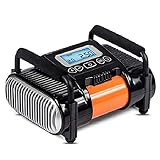 YCDJCS Multifunktionaler Digitaler Reifenfüller Tragbare Reifenluftpumpe Für Autos Mit Licht Reifendruck-Digitalanzeige Automatischer Ladestopp Stationäre Druckluft-Kompressoren