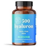 Hyaluronsäure mit Zink | Hyaluron hochdosiert | Vegane - 90 Kapseln für 3 Monate | 500–700 kDa hohe Bioverfügbarkeit für die Haut | in Deutschland Produziert und Laborgeprüft | Alpha Foods