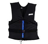 AWN Black Edition 50 N Regattaweste Sicherheitsweste Schwimmhilfe Feststoffweste Kajak Sup Windsurfen Kite 30-40 kg