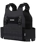 OneTigris Taktische Weste Plattenträger Low Profile 2,0 Airsoft Weste Paintball Plate Carrier mit Plakat Adapter Systems Brustschützer