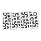 NAMOARLY Reflektierende Markierungspunkte Für Scangeräte Hochreflektierende Sticker Für Präzises Scannen Ideal Für 3D Scanner Vielseitig Einsetzbar