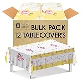 Talking Tables Papiertischdecken mit hübschem Blumenmuster, für Teeparty-Dekoration, Vintage-Blumenmuster, Einweg-Tischdecke, wirklich lecker, Geburtstag, Babyparty, Hochzeit und Jahrestag, 180 x 120