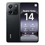 Xiaomi Redmi Note 14 Smartphone, 8 + 256GB, Black, 108MP AI-Kamerasystem, 5500mAh Akku, 120Hz Augenschutzdisplay, AI-Funktionen (kein Ladegerät enthalten)