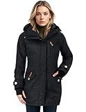 berydale Winterjacke Damen Parka I Warme Übergangsjacke Damen I Atmungsaktiv, Wind- und Wasserdicht I Wintermantel mit Thermowattierung