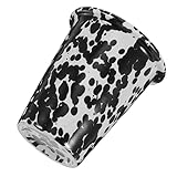 CRAFTHROU Porzellantasse doppelt Espresso Blase Tee Tasse zusammenklappbar Teebecher Kaffeetasse wassergläser tasen kaffeetisch kaffeegeschirr exquisite Milchtasse Trinkbecher Keramik Black