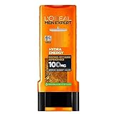 L'Oréal Men Expert XXL Duschgel und Shampoo für Männer, Duschbad zur Reinigung von Körper, Haar und Gesicht, Herren Körperpflege für langanhaltende Frische mit Taurin, Hydra Energy, 1 x 400 ml