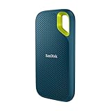 SanDisk Extreme Portable SSD 8 TB (tragbare NVMe SSD, USB-C, bis zu 1.050 MB/s Lesen/1.000 MB/s Schreiben, fallsicher aus bis zu 3 m, Wasser- und staubbeständig) Monterey