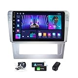 Android 14 Autoradio Carplay Android Auto für Volkswagen Passat B7 2005-2011 mit 10 Zoll HD 2K Touchscreen mit Bluetooth 5.0 4G WiFi DSP EQ GPS-Navigation FM/RDS SWC+Rückfahrkamera(M150CP)