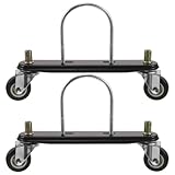 Homoyoyo 2 Stück Universelle Lenkrollen mit Halterung für Elektrische Ölheizungen Ersatzräder für Heizkörper Gerätespezifische Mobilität und Stabiler Stand Einfache Montage