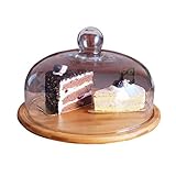 Multifunktionale Käseplatten-Abdeckung, Kuchenform, The Mall Cake Dome, Wohnzimmer, Obsttablett, Party-Display, Keks-Servicestation (eine Farbe, 20,3 cm)