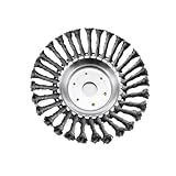 ProfiTrim - Unzerstörbarer Fadentrimmer Kopf 200 x 25,4 mm Stahl Drahtbürste Unkrautbürste für Freischneider - Effektiv zur Moos - und Unkrautentfernung
