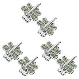 Milisten 3 Sätze Golfhut-Clip Golfkeil Golfmarkierungsstift Hutclip Golf Golf-Cap-hantel Metall Ballmarker Golf-Marker-Hut-Clips Ballmarker- Strasssteine Light Green 2 Stück * 3