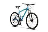 UATARU 27.5 Inch Mountain Bike MTB Commuter Bike 21 Speed Gears Touring Bike Disc Brakes Trekking Bicycle