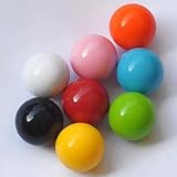 Boccia Kugeln - Petanque Zielkugel Pigtails - 10 Schönes Bunte Zielkugel für Boule Spiel - 30 mm - 15 Gramm - jeu de Boules