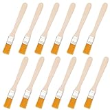 YPYMOD 12 Stück Kleine Pinsel, Pinsel Lack Fensterpinsel mit Holzgriff für Pinsel Farben Kunst Malerbedarf Lacke Malerei DIY Streichen von Wänden(13cm)