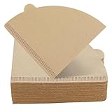 100 Stück Kaffeefilter, Abeillo Filter 02, V-förmiger Kaffefilter, Kaffee Filterpapier, Filtertüten für Handfilter, Kaffeemaschine, Kaffeekanne Filterbecher, Coffee Papierfilter (Primärfarben)