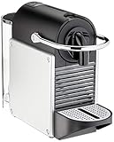 De'Longhi Nespresso EN 124.S Kapselmaschine Pixie Silber | 1260 Watt | 0,7 Liter | Seitenpanels aus recycelten Nespresso Kapseln, Silber Metall