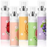 Mundspray, 5 Stück Mundspray Mit Fruchtgeschmack, Atemerfrischer Mundgeruchspflege Mundspray, Tragbares Erfrischendes Mundspray, Frischer Atem, Mundgeruch Bekämpfen, Reduziert Mundtrockenheit