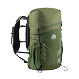 AONIJIE 30L große Kapazität Kletterrucksack im Freien Camping Daypack Reisetasche für Wandern Trekking Bergsteigen (Verde)