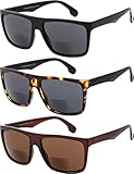 Yogo Vision Bifokale Lese-Sonnenbrille für Männer und Frauen – Klassisch, Retro-Stil, UV400-Sonnenschutz, Outdoor-Lesebrille, 2,5