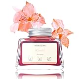 Hongdian Füllfederhalter-Tinte, Korallenfarbe, 60 ml, kohlenstofffreie Tintenfassflasche, Künstler-Kalligraphie-Tinte