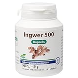 Pharma-Peter INGWER 500 mg vegetarische Kapseln, 90 Stück