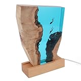 KUIDAMOS Harz-Ozean-Taucher-Nachtlicht, Bunte LED-Lampe für Schlafzimmer-Dekoration, USB-betrieben für Tauchbegeisterte