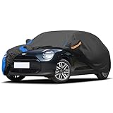 Autoabdeckung Wasserdicht Auto Abdeckplane,Autohülle Autoplane Winter & Sommer für Garage Staubdich Schutz vor Regen, Sonne und Staub mit Aufbewahrungstasche (Für Schrägheck 415 Bis 435 cm)