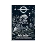 CChongjin Interstellar 1 Filmposter, Vintage-Poster, Poster, dekorative Gemälde, Leinwand, Wandposter und Kunstdrucke, modernes Zuhause, Schlafzimmer, Dekoration, Poster, 50 x 75 cm, ungerahmt
