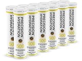 Precision Hydration Lite Elektrolyt-Tabletten – Multi-starke Brausetabletten – bekämpfen Krämpfe – kalorienarm, glutenfrei, vegan/vegetarisch (12 Tuben, 500 mg/l – gelbe Tube)