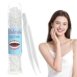 Temporäre Zahnreparaturset, Wärmeperlen Formbare Zahn Reparatur Set, Provisorische Zahnreparatur für Zahnlücken Fehlend Gebrochen Zahn Gefälscht Zahn Furnier, 10 ml