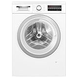 Bosch WUU28T70, Serie 6, Waschmaschine 8 kg, 1400 UpM, Unterbaufähig, schneller waschen mit SpeedPerfect, Nachlegefunktion, Hygiene Plus, VarioTrommel, Leise dank EcoSilence Drive, LED-Display, Weiß