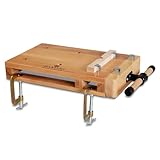 BAMATO Mobile Mini-Hobelbank WORK-530 | Tragbare, platzsparende Werkbank | Werkbank für Hobby | Handwerk | Flexible Arbeitsmöglichkeiten | Hobelbank Werkbank Holzwerkbank