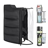 Youngwier Sprudelautomat Staubschutzhaube - Schutzhülle Für Sprudelgeräte Mit Geschmackstropfen,Staubdichte Aufbewahrung Für Küchengeräte Und Geschmackspads