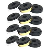 PAMINGONO 12 Stück Teiliges Lautsprecher isolationsfuß Abs Eva Material Vibrationsdämpfend Stoßfest rutschfest für Subwoofer Plattenspieler Audio Computergehäuse Stabilisierend und