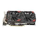 RX 580 Grafikkarte, 8 GB GDDR5 256 Bit Grafikunterstützung 8 GB 8K Gaming 2 Lüfter 16 PCI Express 3.0 Spielkarte für Home Office 256 Bit mit Unterstützung für