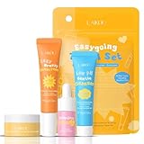 Ceramid Gesichtspflege Set Damen - 4PCS Beauty-geschenksets - Hautpflege Set Kit mit Reiniger-Serum-Sonnenschutzmittel-Creme - Reisegrößen Feuchtigkeit Beauty Gift Set - Hautpflegeset Teenager Mädchen