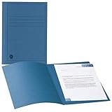 20 Aktendeckel 250g blau