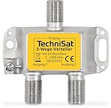 TechniSat 2-Wege-Verteiler - breitbandiger Verteiler mit DC-Durchlass (DiSEqC-tauglich, als Combiner nutzbar, einsetzbar in TECHNIROUTER-Anlagen)