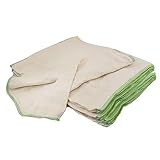 avo + cado Biobaumwolle Prefolds Gr. 2 - Inhalt: 10 Stück - passen in One Size-Überhosen für Stoffwindeln - 100% ungebleichte Öko-Tex Baumwolle