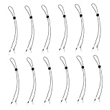 Anneome 12 Stück Teiliges Verstellbares Maskenband mit Weichen Elastischen Kordeln zur Ohrentlastung Vielseitige Anti verlust Maskenhalterung für Erwachsene für Sport und Alltag