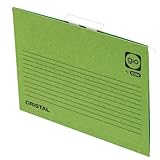 Hängemappe mit Schublade, kurzes Visier, Glas, Folio Lomo V, Farbe Grün, GIO 400021957