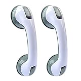 2 Stück Haltegriff Dusche Wannengriff Duschgriff Mobiler Haltegriff 𝗣𝗼𝗿𝘁𝗮𝗯𝗹𝗲 Keine Werkzeuge Oder Bohrungen Erforderlich, Haltegriffe für Senioren Ohne Bohren, Haltegriff Dusche Ohne Bohren