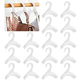 Handtasche Kleiderbügel Haken Schrank,Regerly 16 Stücke Haken für Taschen Rucksäcke taschen aufhänger taschenaufhänger für hängende Rucksäcke Schulranzen Schal Gürtel und Krawatte (Weiß, 16)